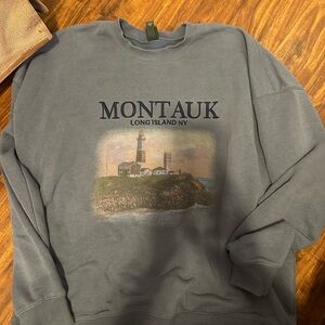 Wild Fable Gray Montauk Crewneck Sweater